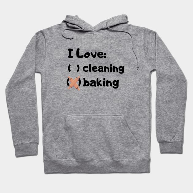 Baking Kawaii Japan Baker Minimalist Vintage Hoodie by Flowering Away